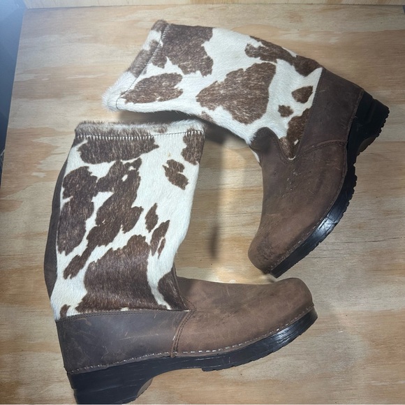 Sanita Cowhide Clog Boots Women’s Size 11 - Picture 1 of 6